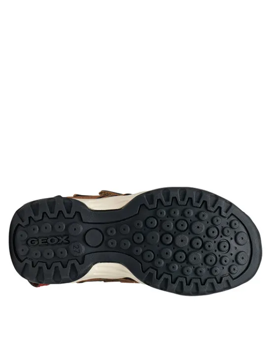 Geox Sandały Jr Borealis J450RB 014ME CD6N6 S Brązowy