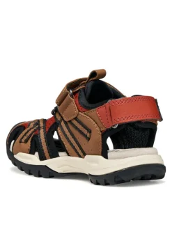 Geox Sandały Jr Borealis J450RB 014ME CD6N6 S Brązowy