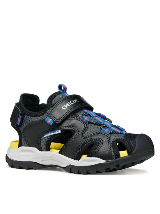 Geox Sandały Jr Borealis J450RC 014BU C0005 S Czarny