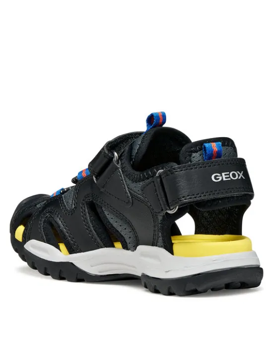 Geox Sandały Jr Borealis J450RC 014BU C0005 S Czarny