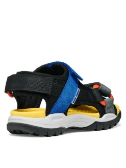 Geox Sandały Jr Borealis J450RE 01411 C0245 M Czarny