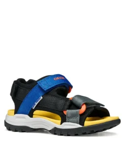 Geox Sandały Jr Borealis J450RE 01411 C0245 M Czarny