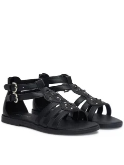 Geox Sandały Jr Sandal Karly J6535D 000BC C9258 D Czarny