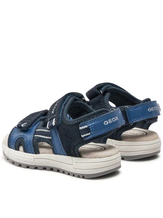 Geox Sandały J Sandal Alben Boy J35AVA 01520 CF44M M Granatowy