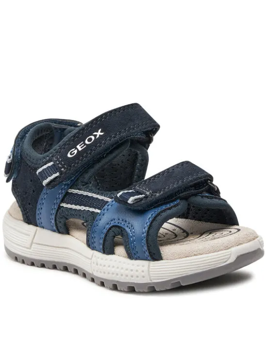Geox Sandały J Sandal Alben Boy J35AVA 01520 CF44M M Granatowy