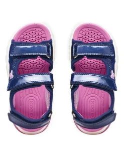 Geox Sandały J Sandal Ciberdron G J55MWA 0ASKN C0694 M Granatowy