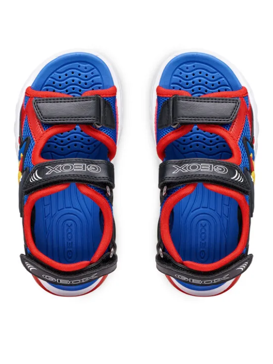 Geox Sandały J Sandal Ciberdron B J65MXA 01454 C0833 D Granatowy
