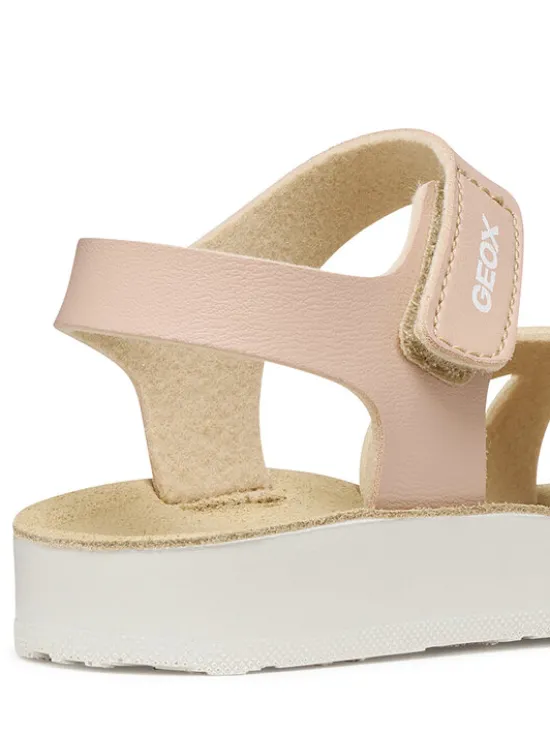Geox Sandały J Sandal Costarei Gi J15EAB 0BCBN C8172 M Różowy