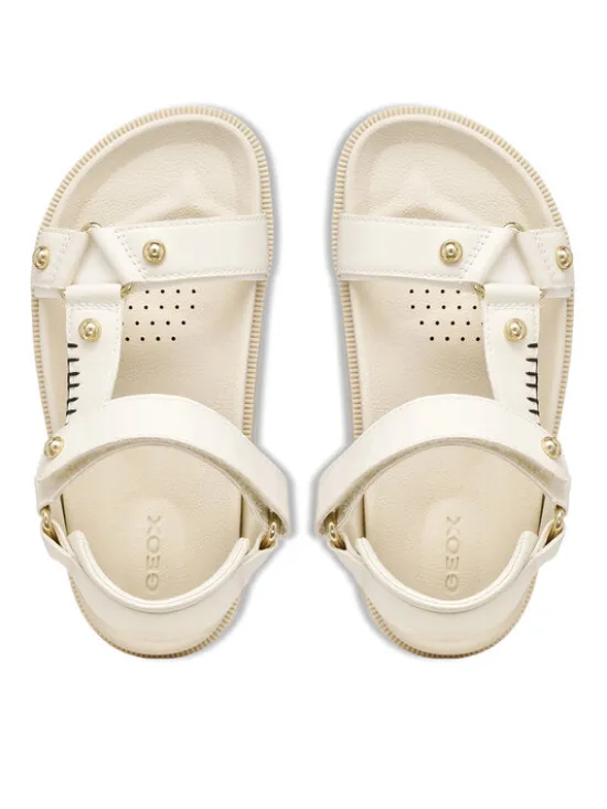 Geox Sandały J Sandal Foammentera J65P0D 000BC C1058 S Écru
