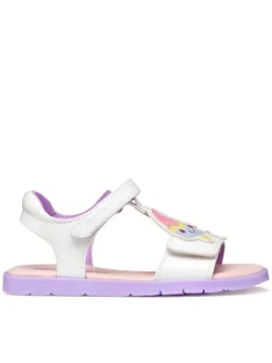 Geox Sandały J Sandal Joyfoot Gir J65P1C 000HH C0761 D Biały