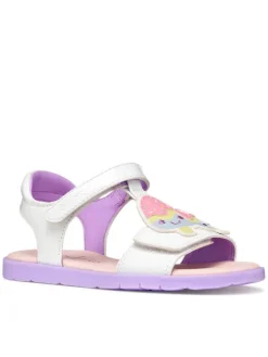 Geox Sandały J Sandal Joyfoot Gir J65P1C 000HH C0761 D Biały