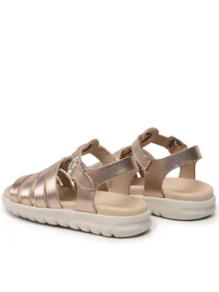 Geox Sandały J Sandal Soleima Gir J35GSB000CFC7018 M Złoty