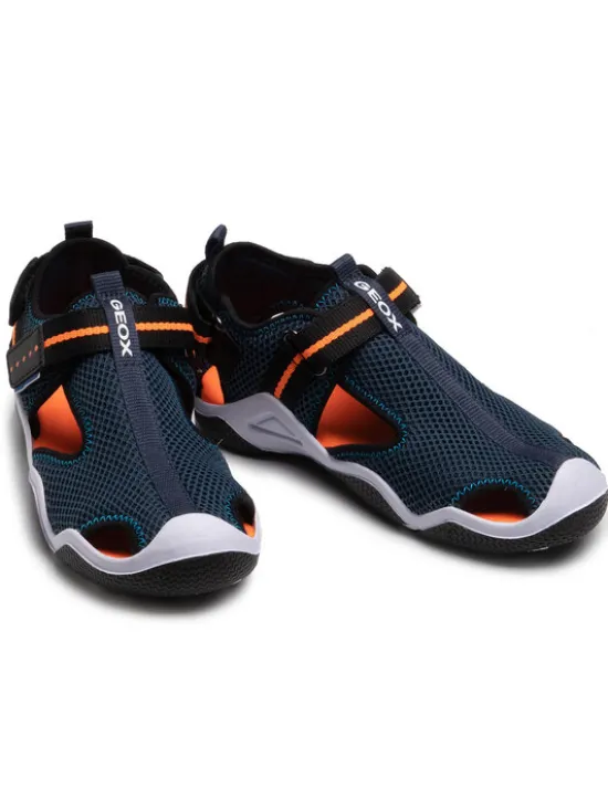 Geox Sandały J Wader B. A J1530A 00014 C4074 S Granatowy