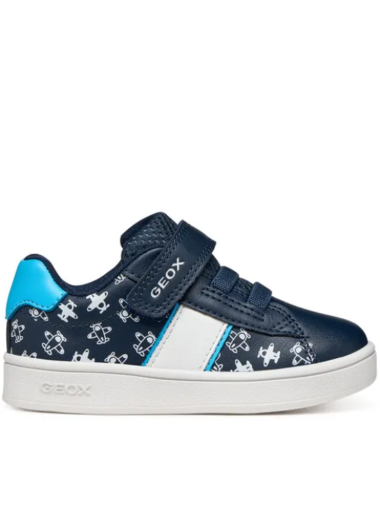 Geox Sneakersy B Eclyper Boy B455LA 000BC CF44D D Granatowy