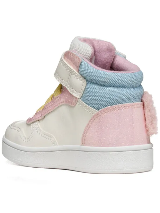 Geox Sneakersy B Eclyper Girl B665MB 0BCQ6 C0406 M Biały
