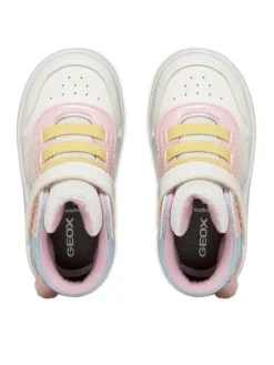 Geox Sneakersy B Eclyper Girl B665MB 0BCQ6 C0406 M Biały