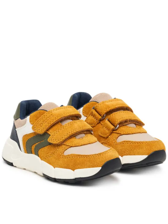 Geox Sneakersy B Flexyper Mini Boy B656GC 05422 C2023 M Żółty