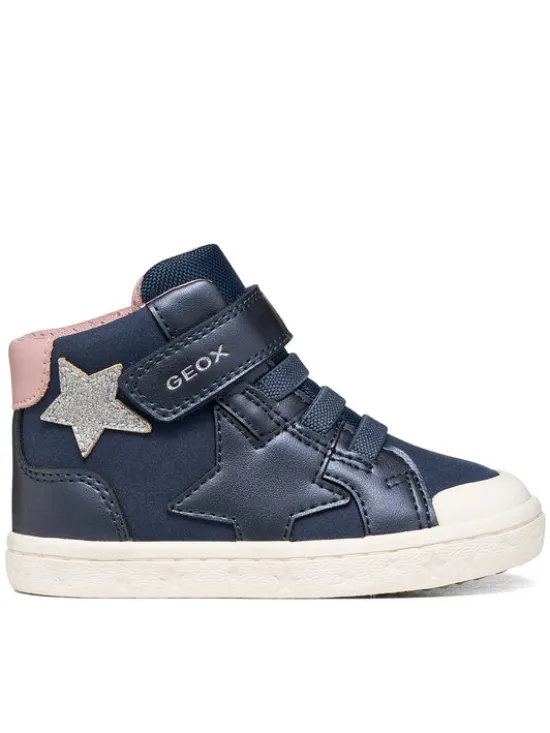 Geox Sneakersy B Gisli Girl B561MG 0AUAJ CF4A8 S Granatowy