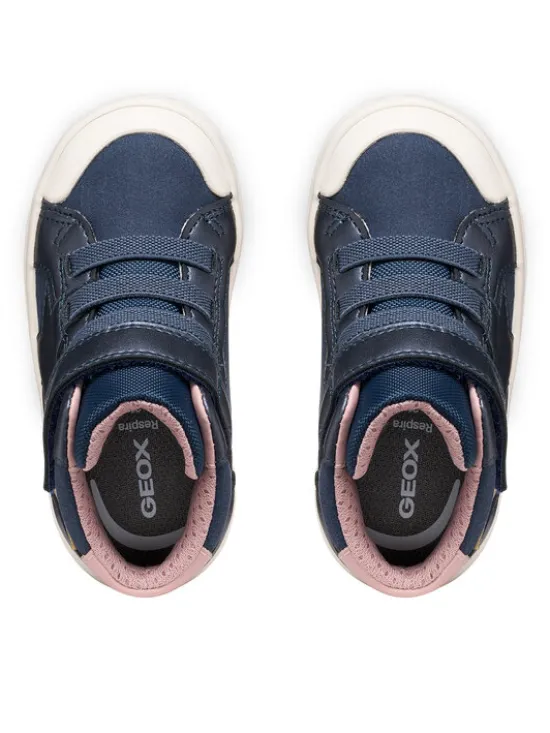 Geox Sneakersy B Gisli Girl B561MG 0AUAJ CF4A8 S Granatowy