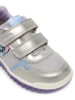 Geox Sneakersy B Lightyloo Girl B6561C 0AJAS C1316 Srebrny