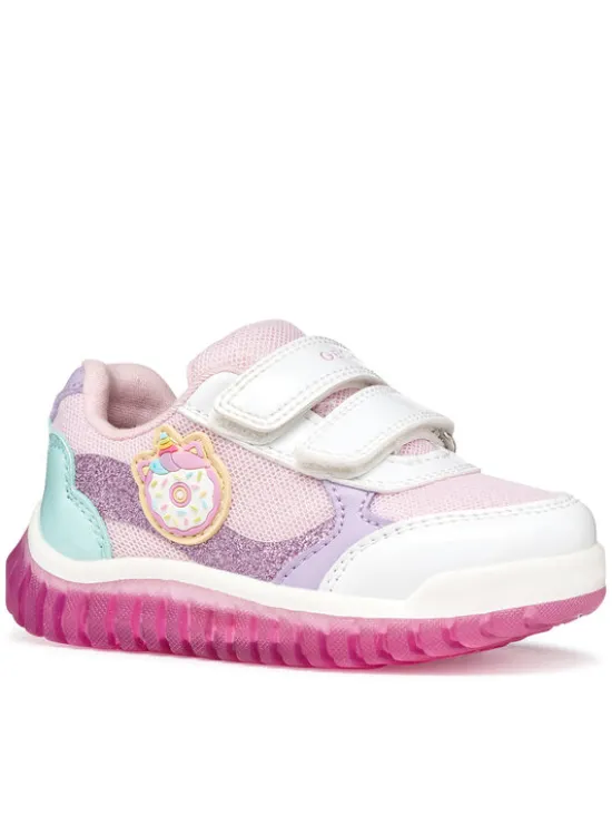 Geox Sneakersy B Lightyloo Girl B6561A 002AS C0406 Różowy