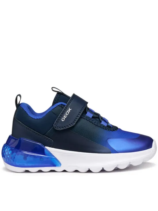 Geox Sneakersy J Activart Illuminus J56LYA 02A9J C4226 S Granatowy