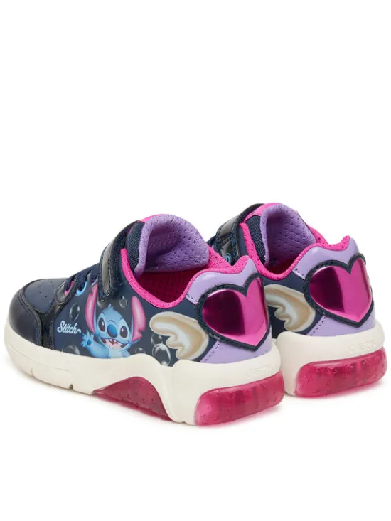 Geox Sneakersy J Fadinlight Girl J66M4E 05402 C4268 S Granatowy