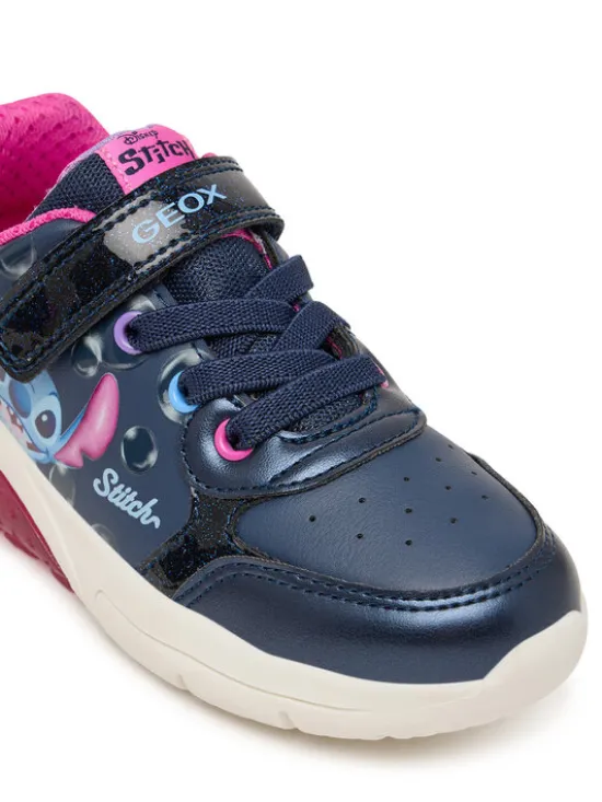 Geox Sneakersy J Fadinlight Girl J66M4E 05402 C4268 S Granatowy