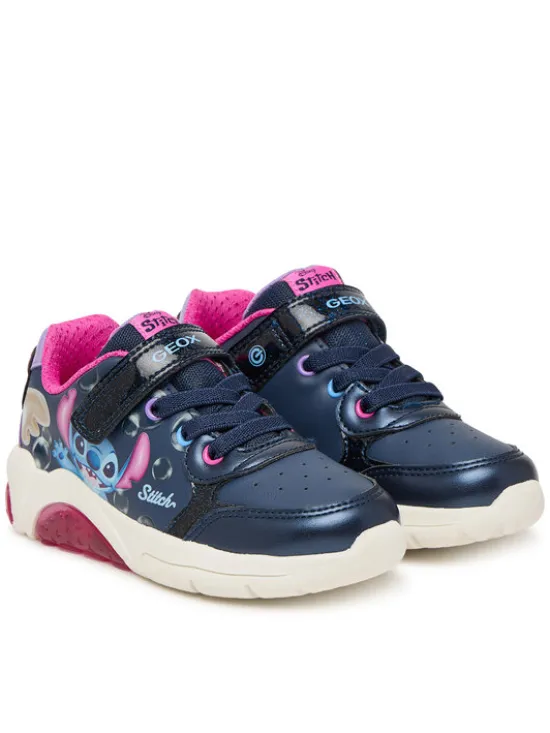 Geox Sneakersy J Fadinlight Girl J66M4E 05402 C4268 S Granatowy