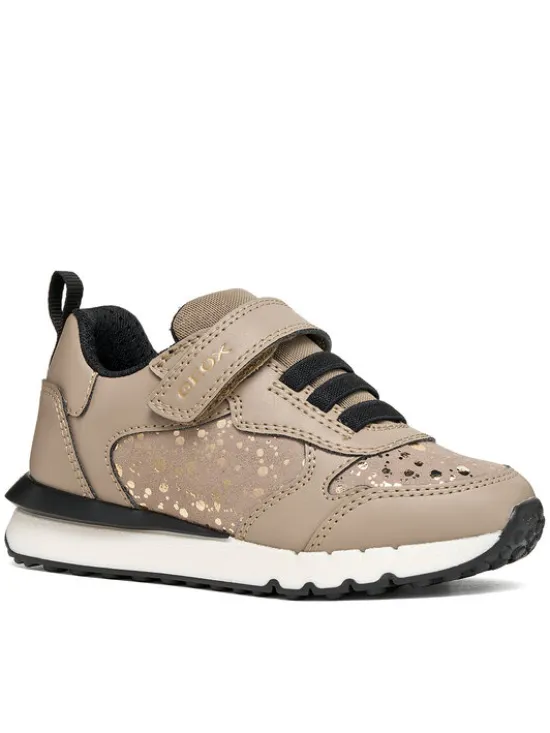 Geox Sneakersy J Fastics Girl J46GZB 0BCBL C5M2X S Beżowy