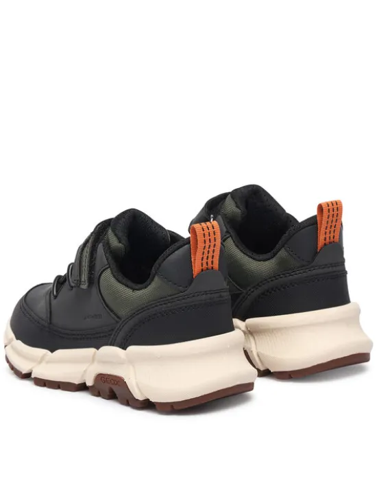Geox Sneakersy J Flexyper Plus Boy B Abx J56LCA 0MEFU C0033 M Zielony ciemny