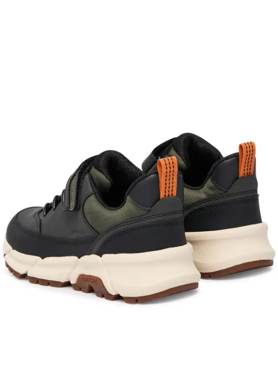 Geox Sneakersy J Flexyper Plus Boy B Abx J56LCA 0MEFU C0033 S Zielony ciemny