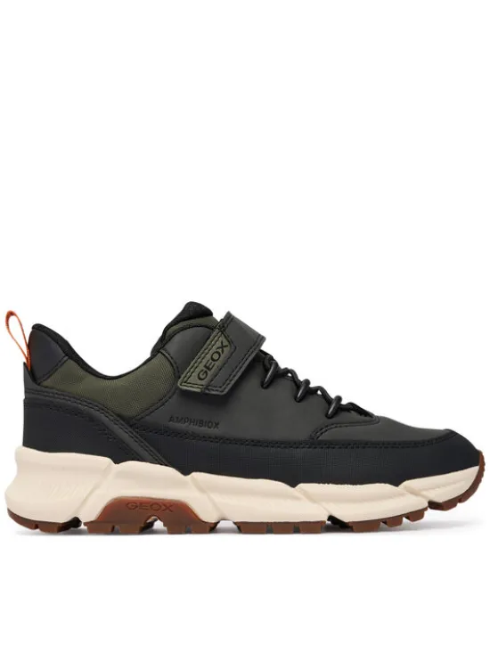 Geox Sneakersy J Flexyper Plus Boy B Abx J56LCA 0MEFU C0033 S Zielony ciemny