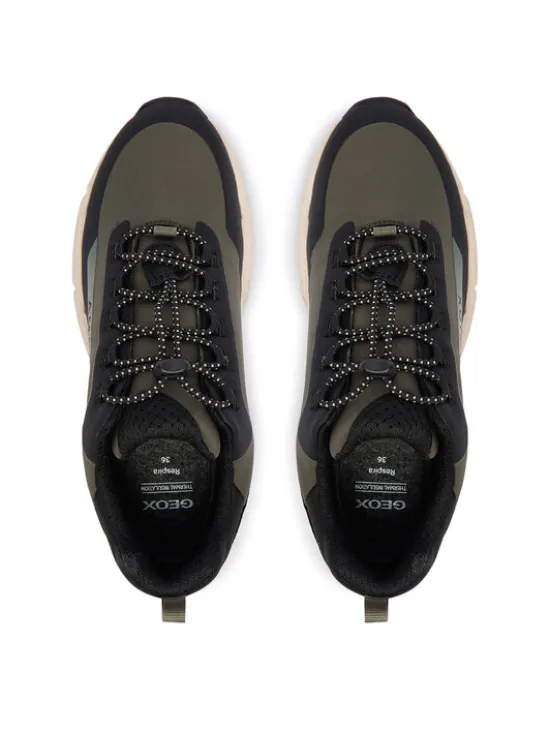 Geox Sneakersy J Flexyper Plus Boy B Abx J46LCC 0FU50 C0498 S Zielony ciemny