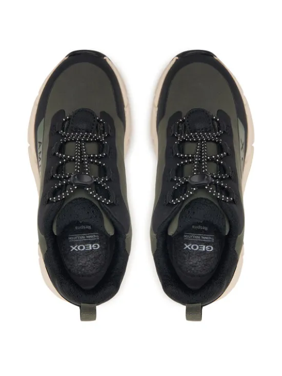 Geox Sneakersy J Flexyper Plus Boy B Abx J46LCC 0FU50 C0498 M Zielony ciemny