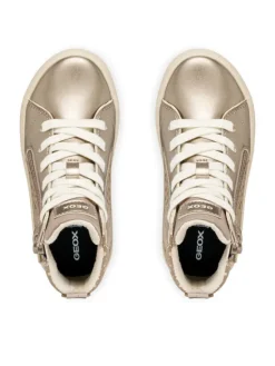 Geox Sneakersy J Gisli Girl J664ND 0AUAJ C5005 S Złoty