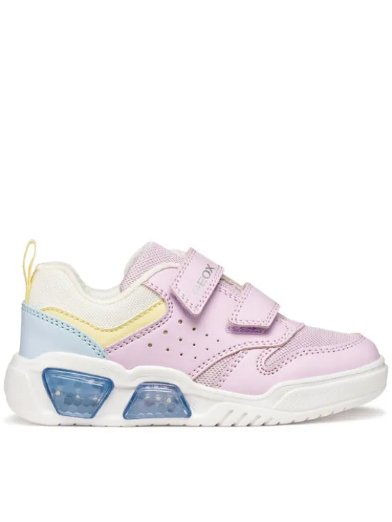 Geox Sneakersy J Illuminus Girl J55HPA 014BU C8RM4 D Różowy