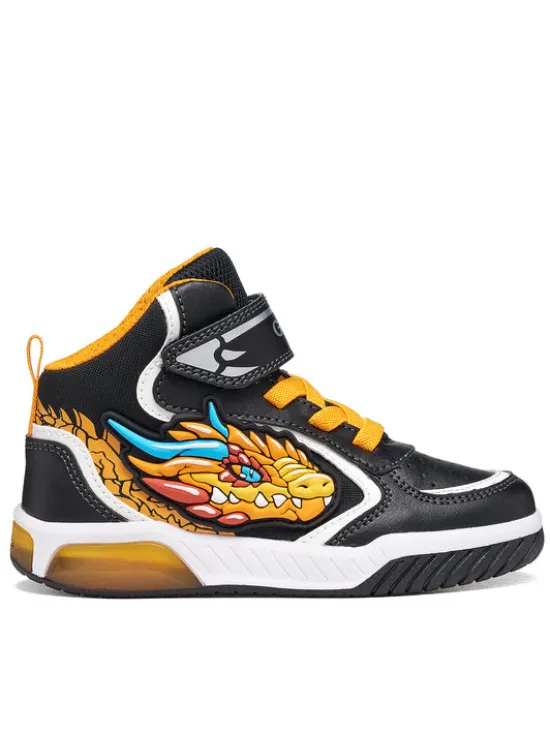 Geox Sneakersy J Inek Boy J669CA 014BC C0038 M Czarny