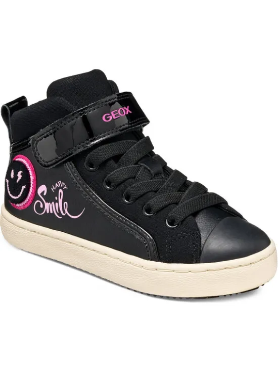 Geox Sneakersy J Kalispera Girl J744GI 5402 C0922 D Czarny