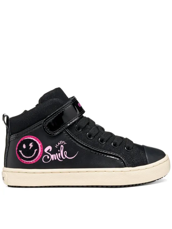 Geox Sneakersy J Kalispera Girl J744GI 5402 C0922 D Czarny