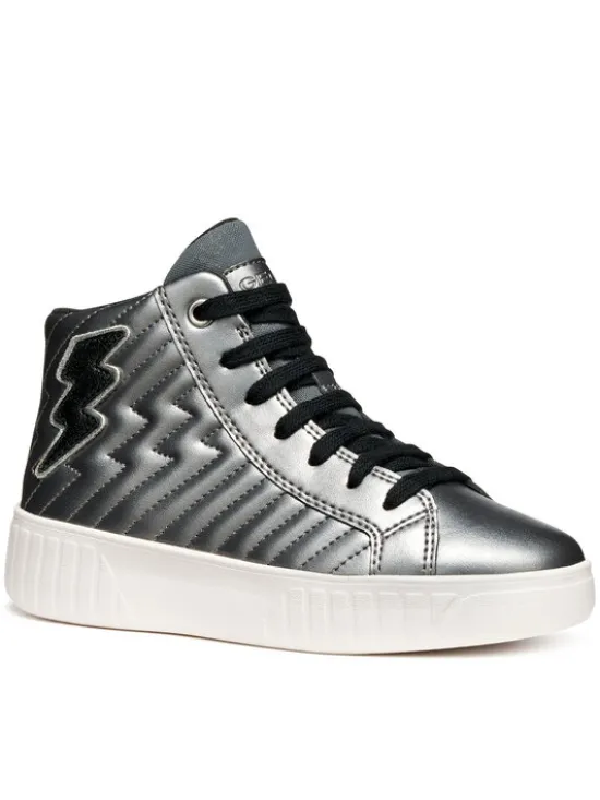 Geox Sneakersy J Mikiroshi J56DVE 000NF C1009 S Srebrny