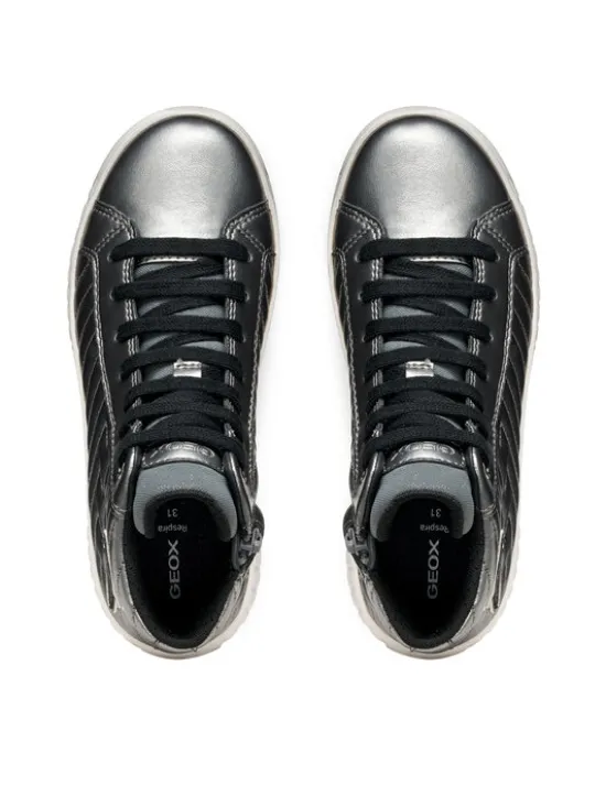 Geox Sneakersy J Mikiroshi J56DVE 000NF C1009 S Srebrny