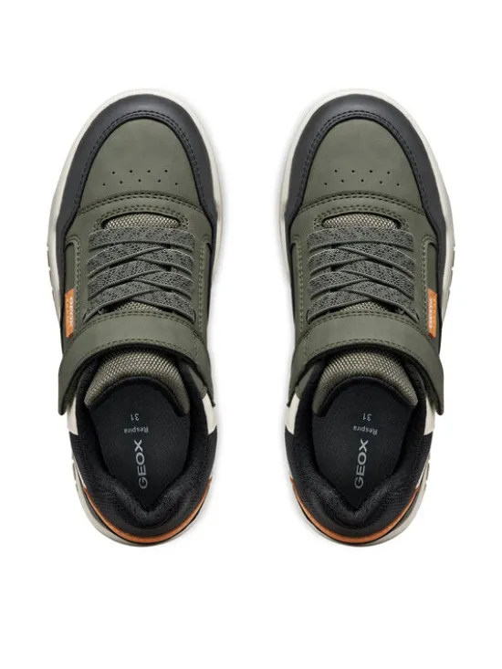 Geox Sneakersy J Perth Boy J367RE 0MEMS C3009 M Zielony ciemny