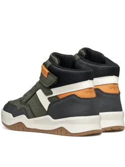 Geox Sneakersy J Perth Boy J367RF 0MEMS C3009 M Zielony ciemny