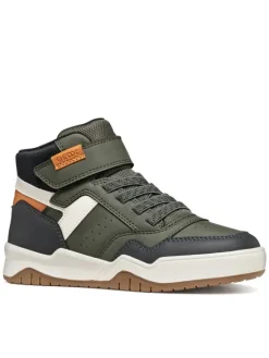 Geox Sneakersy J Perth Boy J367RF 0MEMS C3009 M Zielony ciemny