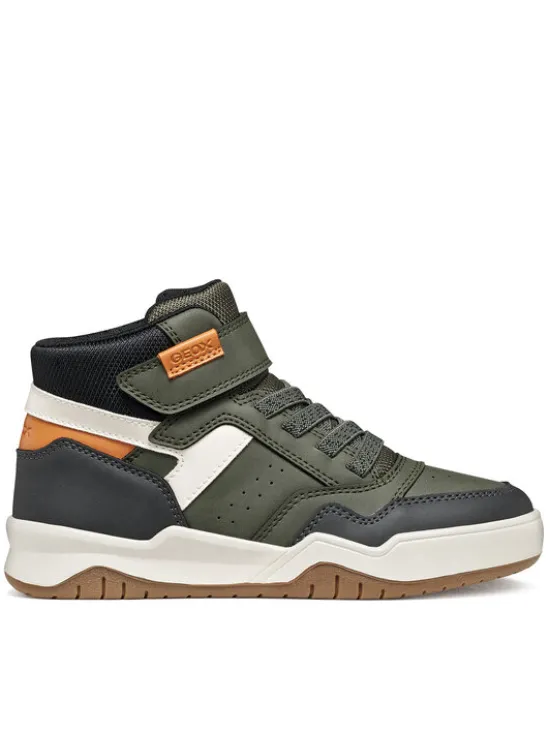 Geox Sneakersy J Perth Boy J367RF 0MEMS C3009 M Zielony ciemny