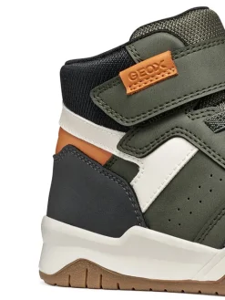 Geox Sneakersy J Perth Boy J367RF 0MEMS C3009 M Zielony ciemny