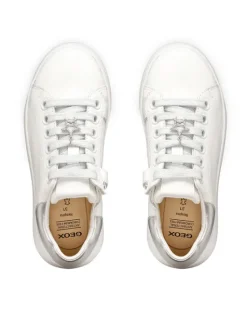 Geox Sneakersy J Puffypop Girl J65MRA 00085 C0007 S Biały