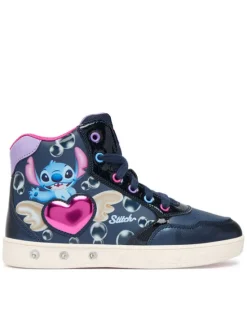 Geox Sneakersy J Skylin Girl J668WE 054AJ C4268 D Granatowy