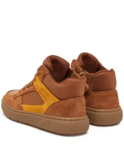 Geox Sneakersy J Theleven Boy J46LDC 05422 C6689 M Brązowy